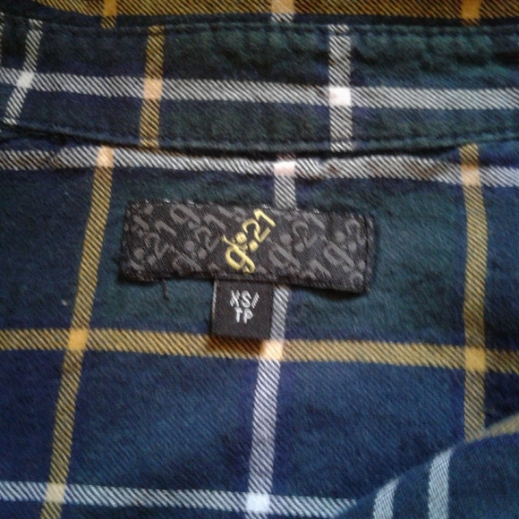 G 21 plaid flannel shirt - Picture 4 of 5